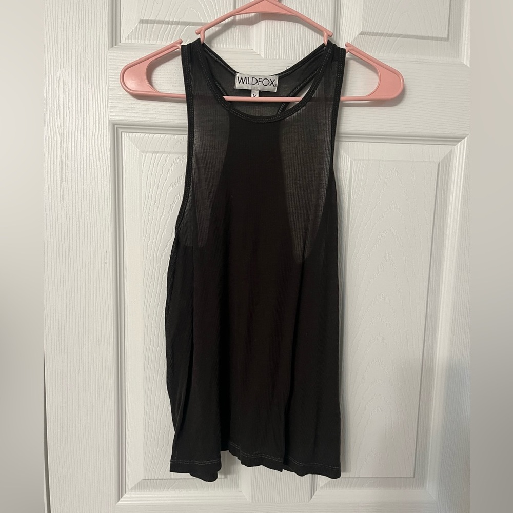 Wild fox racer back tank